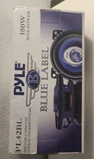 Pyle One Pair Blue Label Series 4" two-way Speakers in Blue 180 Watts PL42BL NIB