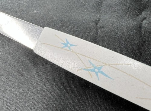 Vintage HPH Edelstahl Aqua Blau Starburst Griff Schöpfkelle 12" Werkzeug Utensil Japan - Bild 14 von 23