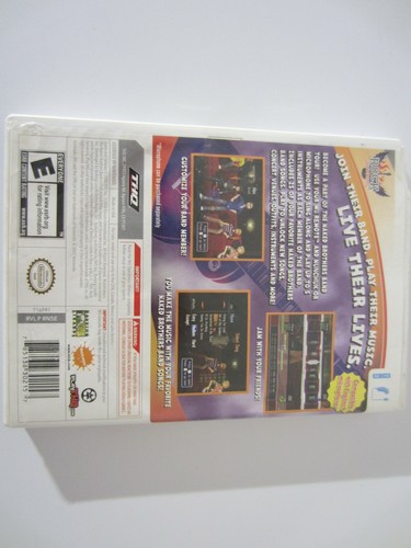Naked Brothers Band - Nintendo Wii CIB Complete w/ Manual Video Game Nickelodeon - Picture 5 of 6