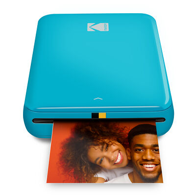 Kodak Step Mobile Instant Photo Printer, Portable Zink 2x3 Mini Printer  (Blue)