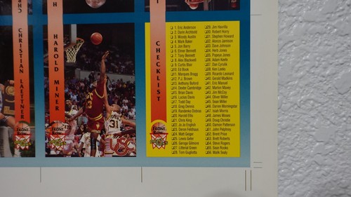 1992 Front Row Basketball Draft Picks Rookie RC Cards Set Uncut Sheer NEW NCAA - Picture 6 of 7