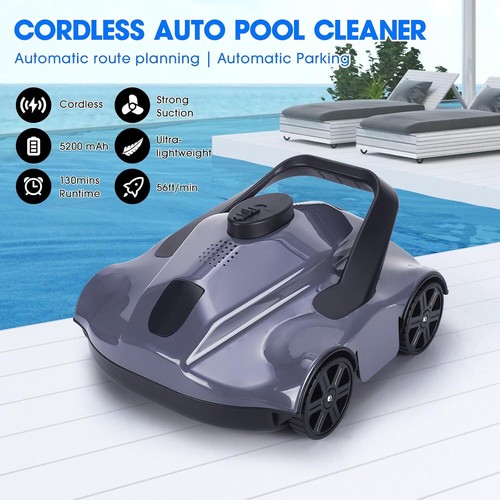 Poolsauger Poolroboter Kabelloser Poolsauger für Oberirdische Pools 5.2Ah DE - Bild 6 von 17