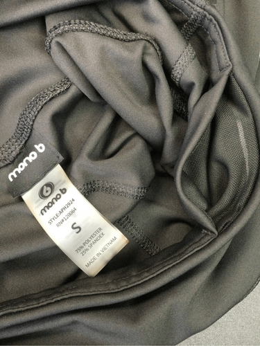 NWT Mono B Womens Black Side Line Reflective Stretch Pull-On Leggings Size Small - Picture 7 of 10