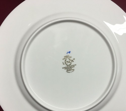 Plato de ensalada Lenox Hannah Platinum 8" - Imagen 3 de 3