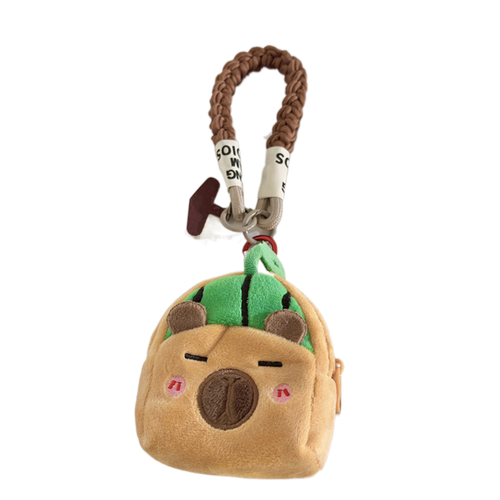Backpack Shape Capybara Phone Hanging Rope Anti Loss Wallet Men Women - Photo 12 sur 12