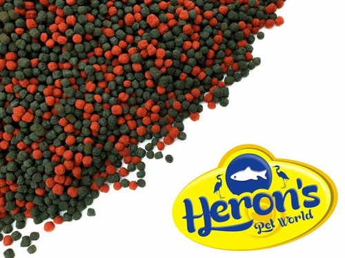 HERONS Cichlid Duo Pellets OMEGA-3 COLOUR ENHANCING PREMIUM MALAWI FISH FOOD - Picture 2 of 2