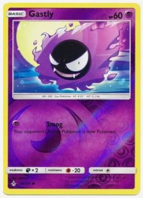 Gastly Pokemon Card