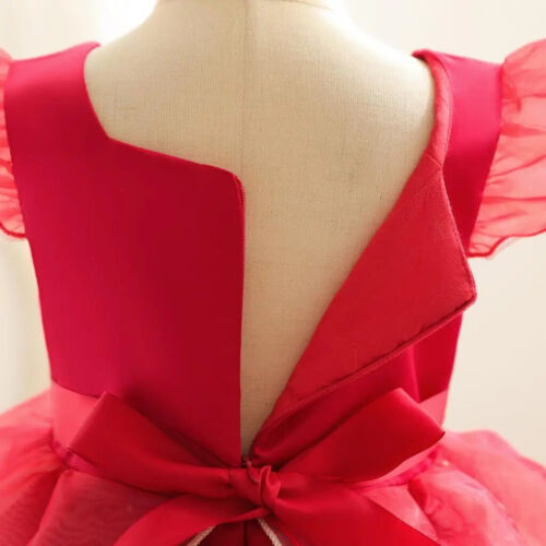 Baby Girls Summer Birthdays Dresses 2-10 Yrs Baby Fashion Cotton Princess Party - Picture 6 of 27