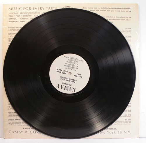 Nat King Cole [Golden Goodies] LP [Camay CA-3004] EX/NM MONO Shrink White Label - Picture 3 of 6
