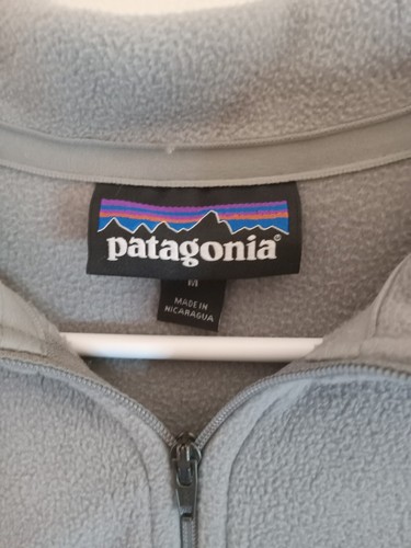 Patagonia Men's Micro D 1/4 Zip Fleece Pullover Sweatshirt Gray Medium Costa Sew - Picture 7 of 24