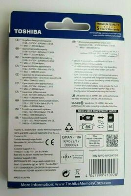 Toshiba FlashAir W-04 Memory Card 64GB SDXC UHS-I Class 3