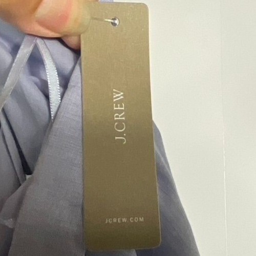 NUEVO CON ETIQUETAS J. Crew Falda Tropical Bordada en Algodón Oxford Talla 10 J2441 In Peri - Imagen 13 de 17