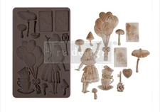 Redesign With Prima "Whimsy Craft Chronicles" Decor Mould, Mixed Media Appliques