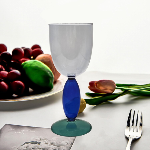 Creative Wine Glasses, 13.5 Oz Red Wine Glass Colorful Wine Glass Goblet Wine Co - Picture 6 of 7