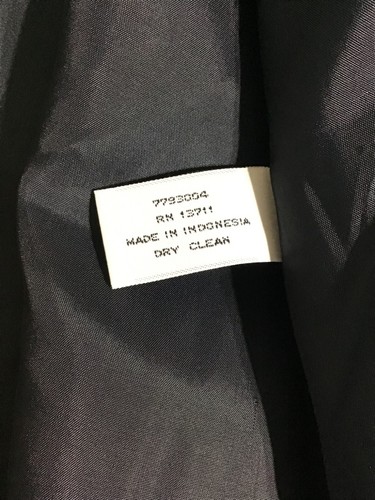  Lord & Taylor Blazer Womens Petite 6P Wool Black Lined Academia Formal - Picture 8 of 15