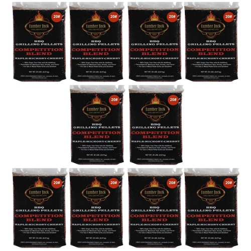 Lumber Jack Maple-Hickory-Cherry - Competition Blend BBQ Grilling Pellets - Picture 8 of 9