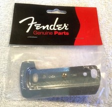 Genuine Fender '62 Jaguar or Jazzmaster Reissue Mute Plate with Screw - Chrome