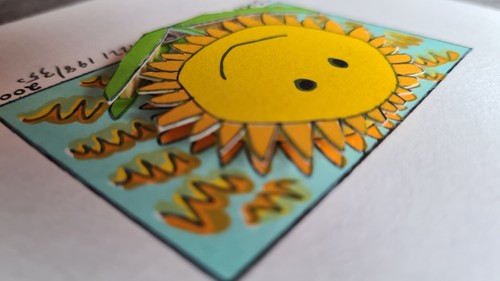 James Rizzi 3D Handsigniert Original Mini SUN FLOWER 2002 PoP ART Sonnenblume - Bild 7 von 10