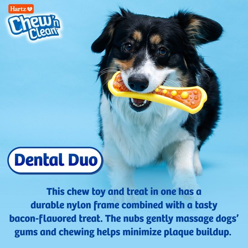 Dog Chew Toy and Bacon Flavored Treat, 6 Pack - Picture 5 of 6