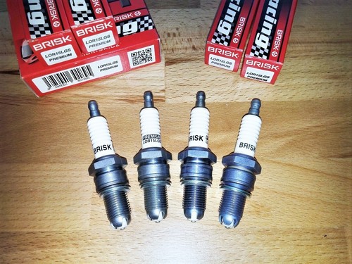 4x BRISK LOR15LGS High Performance Multipoint Premium Upgrade Racing Zündkerzen - Bild 3 von 6
