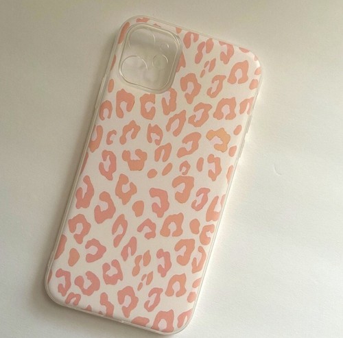 Leopard Print Pink And White Case For iPhone 11 - Picture 1 of 2