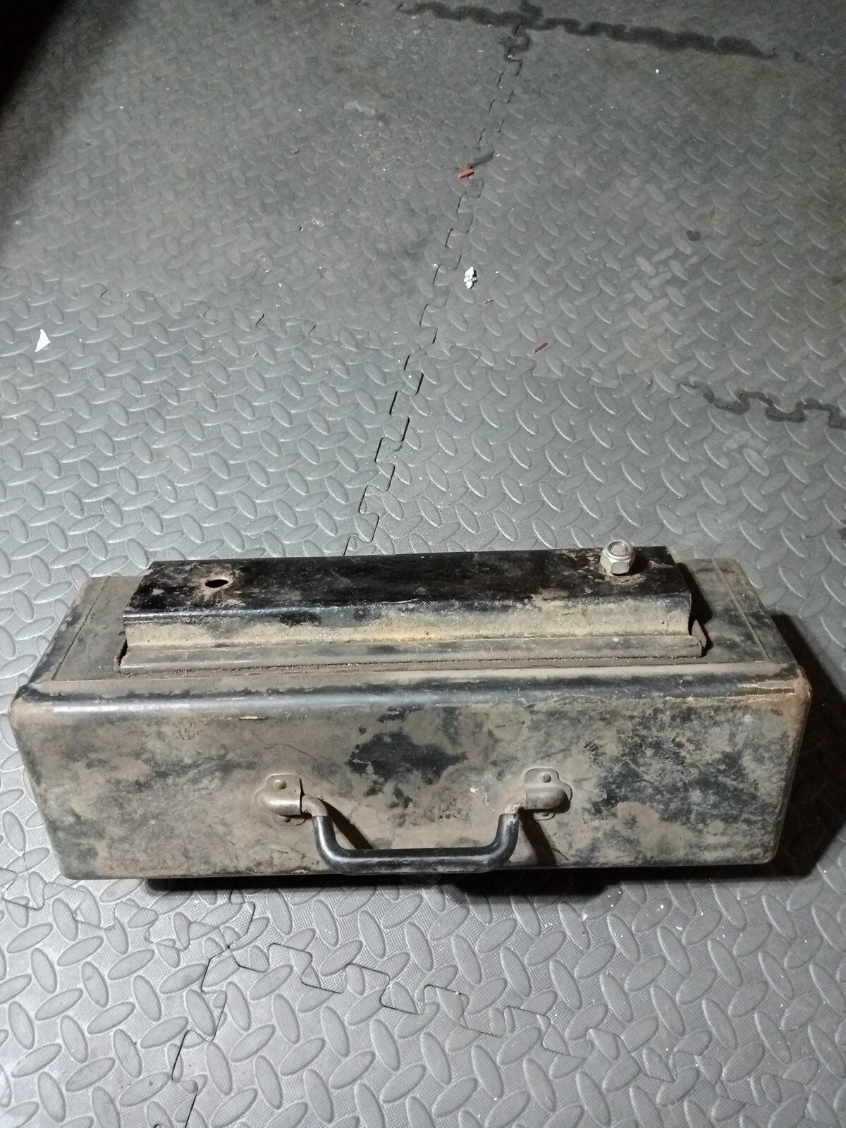 Original Tool Box John Deere / Ford Tractor Toolbox Used spare Part eBay