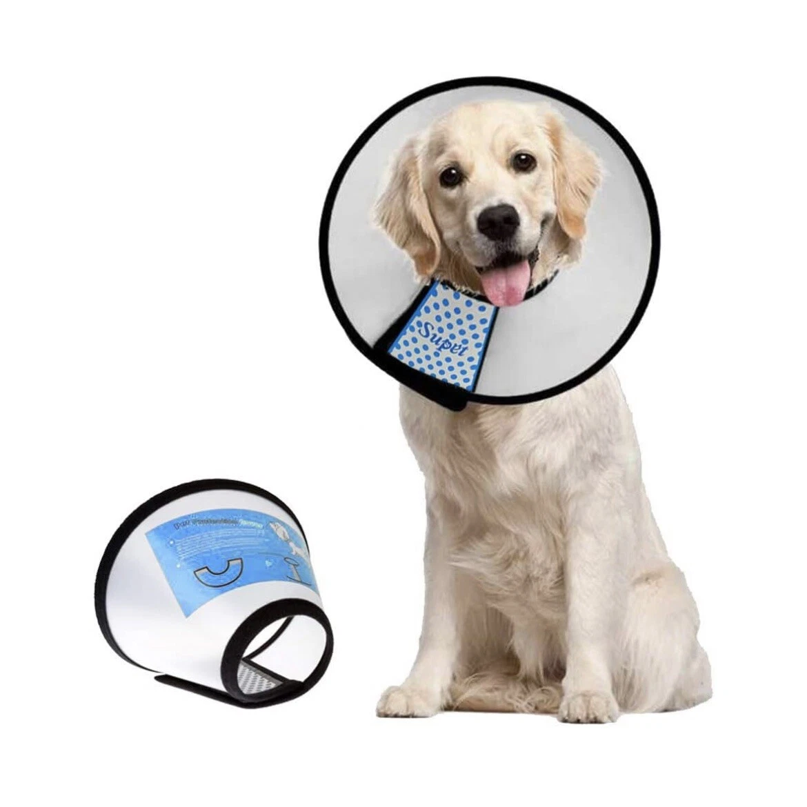 Adjustable dog shop cone