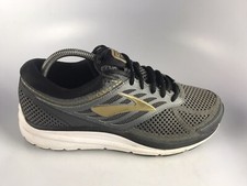 Brooks Addiction 13 Black/Ebony/Metallic Gold Men's Running Shoe Sz 9 M
