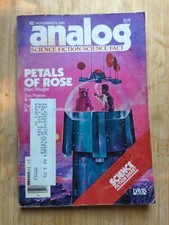 Analog Science Fiction Magazine November 9 1981 Petals Of Rose Marc Stiegler K63