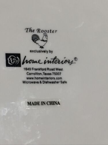 Home Interiors Rooster Large Pasta Bowl 21039 - Picture 4 of 5
