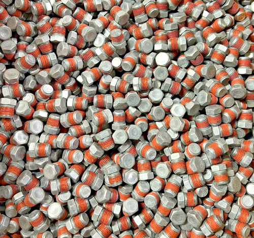 1/8 NPT MaleSteel Cast Pipe Fitting Hex Head Plug With Thread Lock US STOCK - Picture 1 of 2