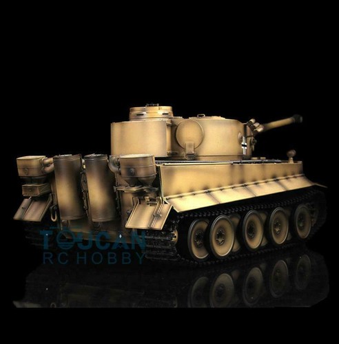 7.0 1/16 Henglong 3818 German Tiger I RC Tank Metal Tracks Infrared BB Combat - Picture 5 of 7