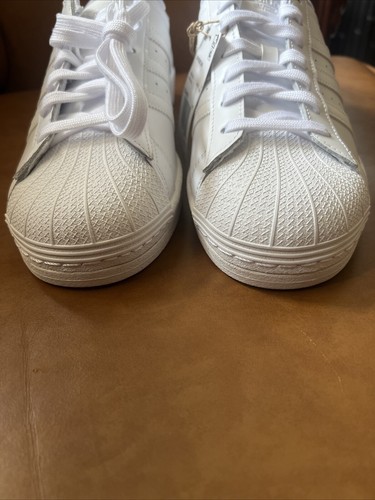 Adidas Superstar White/White-White EG4960 Men's Size 9.5 NEW - Picture 3 of 8