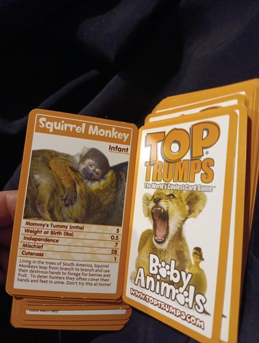 Baby Animals Top Trumps Card Game Complete 33 Cards Fast Shipping - Picture 8 of 10