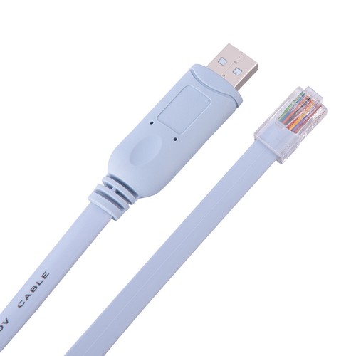 USB 2.0 to RJ45 Console Cable RS232 Serial Adapter for Router Switcher TG - Afbeelding 4 van 8