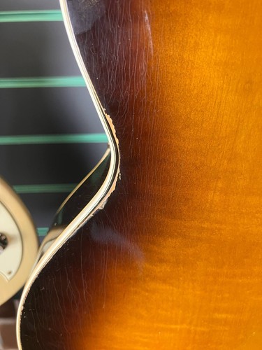 Gretsch Synchromatic 200 Sunburst c.1940s Vintage Archtop Acoustic Guitar - Picture 15 of 21