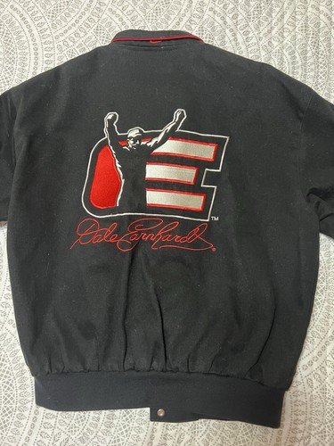 Vintage Dale Earnhardt Sr Jacket Coat Men’s Size L Large Black JH Design