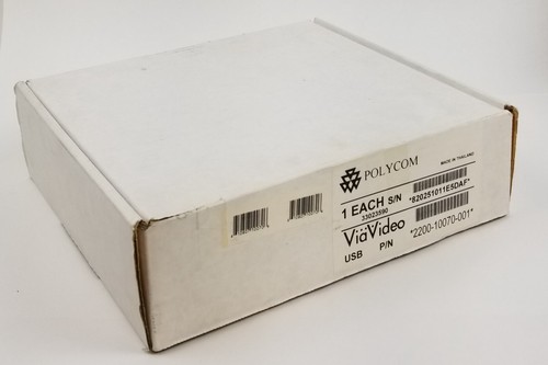 Polycom 2200-10070-001 ViaVideo USB Video Webcam Camera Black NEW - Bild 9 von 9