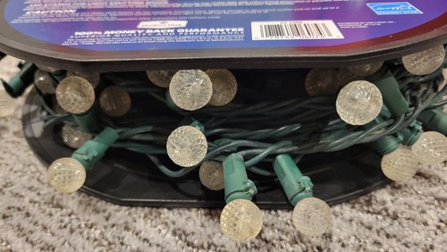 Member's Mark LED Diamond Cut Globe Indoor/Outdoor lights-Warm White - Picture 2 of 4