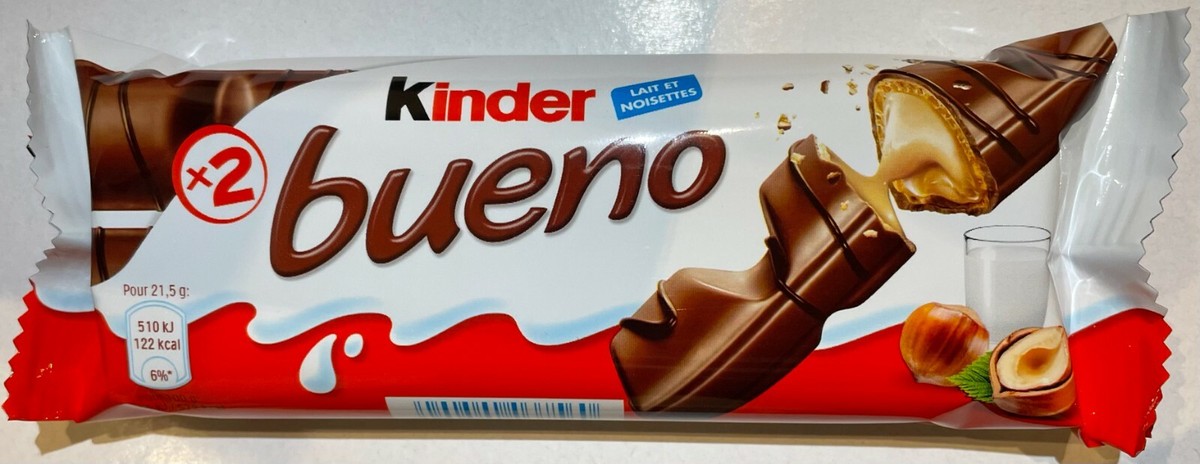 12 Packs Kinder Bueno Milk Chocolate Hazelnut — 18.20 oz 516 g — Limited  offer!