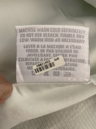 Restoration Hardware Light Aqua Pleated Cotton Standard Shams, Pair - Picture 5 of 5