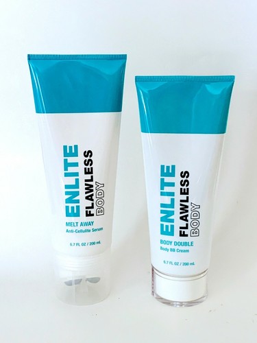 Enlite Flawless Body Melt Away Anti-Cellulite Serum Body Double BB Cream 6.7 oz - Picture 2 of 7