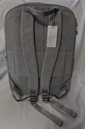 Vera Bradley Essential Large Backpack, Medium Heather Gray, New with Tags - Bild 9 von 10