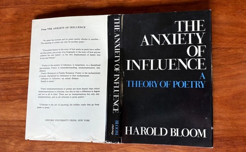 ANGST VOR EINFLUSS EINE THEORIE DER POESIE VON HAROLD BLOOM 1973 HC/DJ ERSTDRUCK - Bild 5 von 7