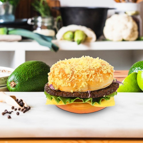 Realistische Hamburger lebensechte Simulation gefälschte Lebensmittel Modell - Zdjęcie 4 z 12