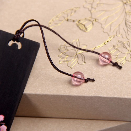 Vintage Chinese Style Paintings Bookmark Wooden Decor Stationery Crafts Gift - Picture 6 of 14