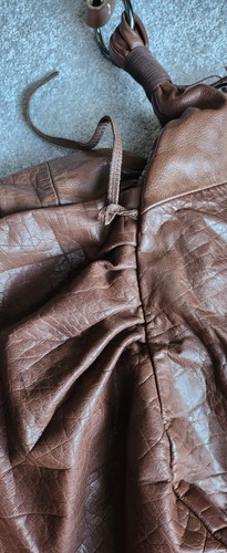 ALLSAINTS - CARLOS MINI SACK Brown Leather Saddle Shoulder Bag WBA 413 - AW/08 - Picture 22 of 24
