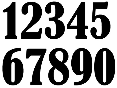 Wooden numbers-10cm to 60 cm-MDF-Hand made-Ready to Decorate-Birthday-Bernard - Picture 5 of 5