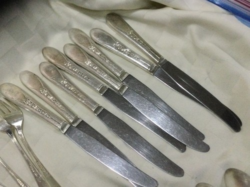 30pc Silverware PRISCILLA LADY ANN Silver-plate WM Rogers Mfg Co Original Rogers - Picture 12 of 18