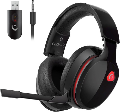2,4 GHz Wireless Gaming Headset für PC, PS4, PS5, Mac, Switch, Bluetooth - Bild 8 von 12
